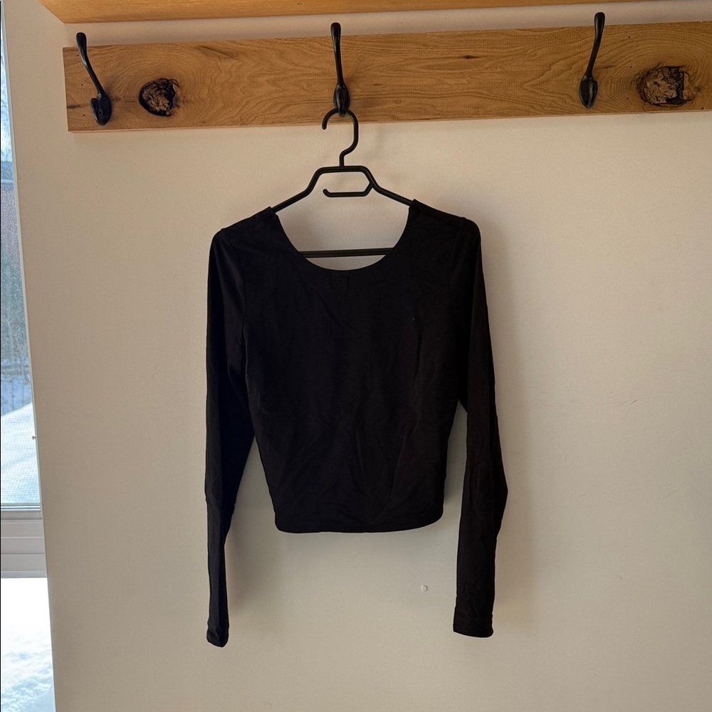 Garage Black Long Sleeve Women's Top